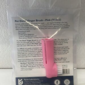 Petdent Finger Brush Pink 1's