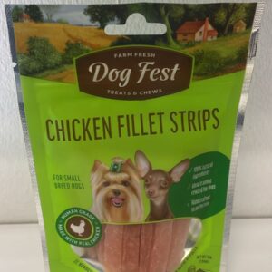 Dog Fest Chicken Fillet Strip Small Breed 55G