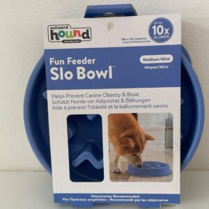 Outward Hound Fun Feeder Mini Blue