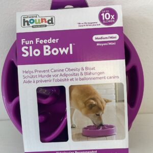 Outward Hound Fun Feeder Mini Purple