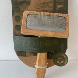 M-Pet Bamboo Slicker Brush Medium