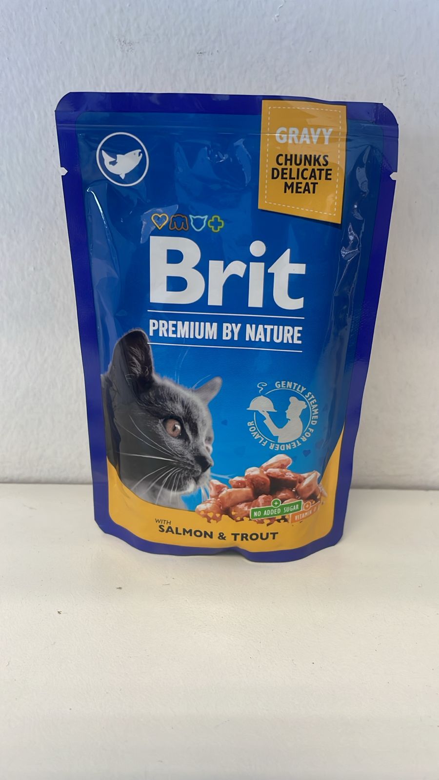 Brit Cat Pouch with Salmon & Trout 100g