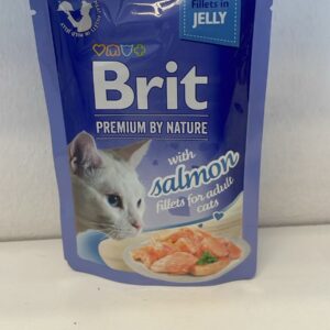 Brit Cat Delicate Fillets in Jelly with Salmon