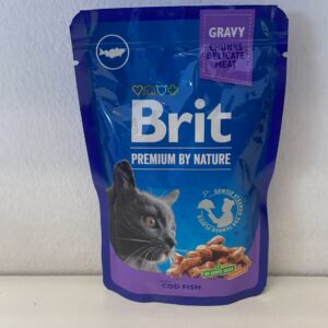 Brit Premium Cat Pouch with Cod Fish 100g