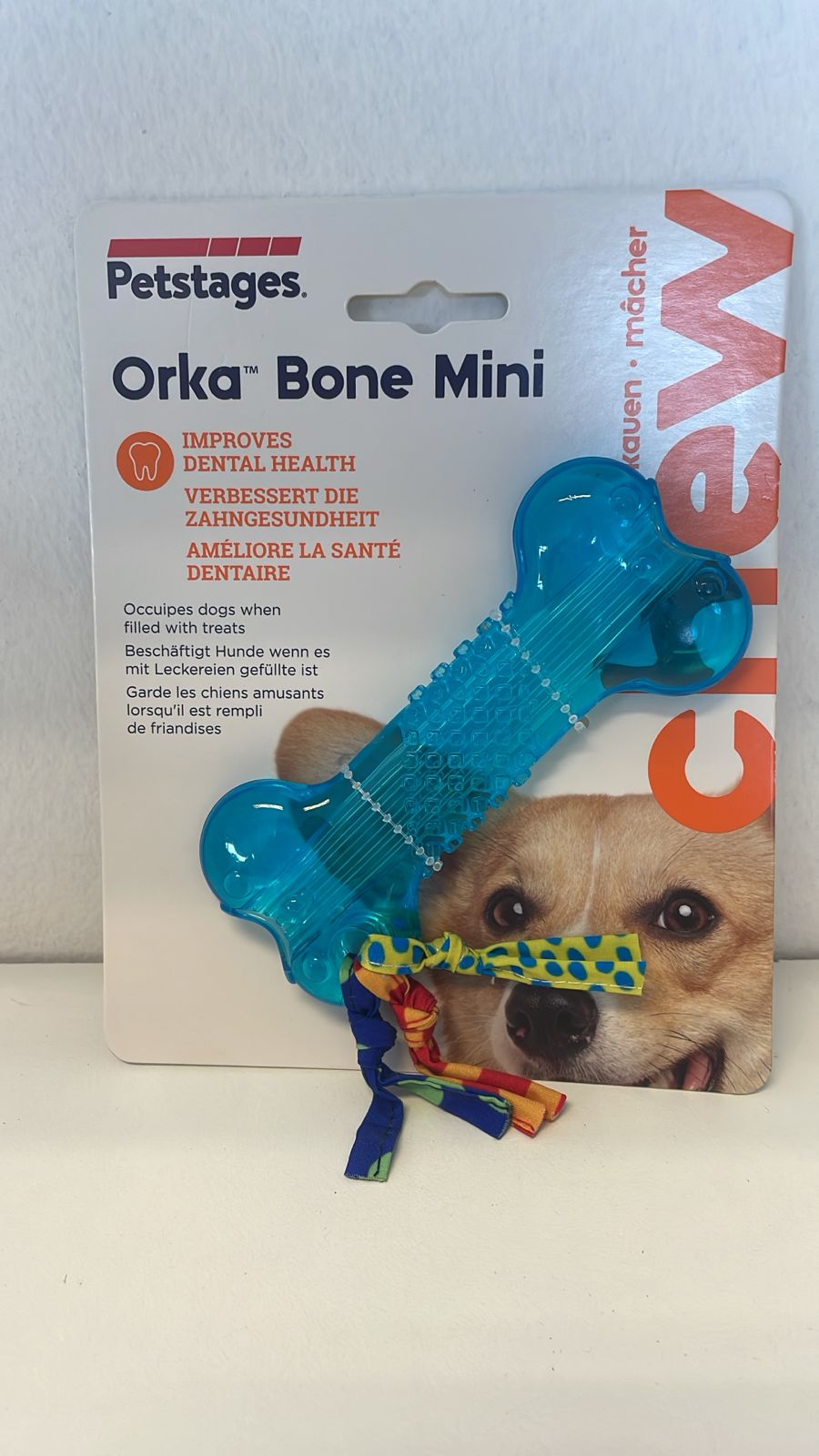 Petstages Dog Toys Mini Orka Bone