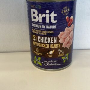 Brit Premium Dog Chicken with Hearts 400g Tin