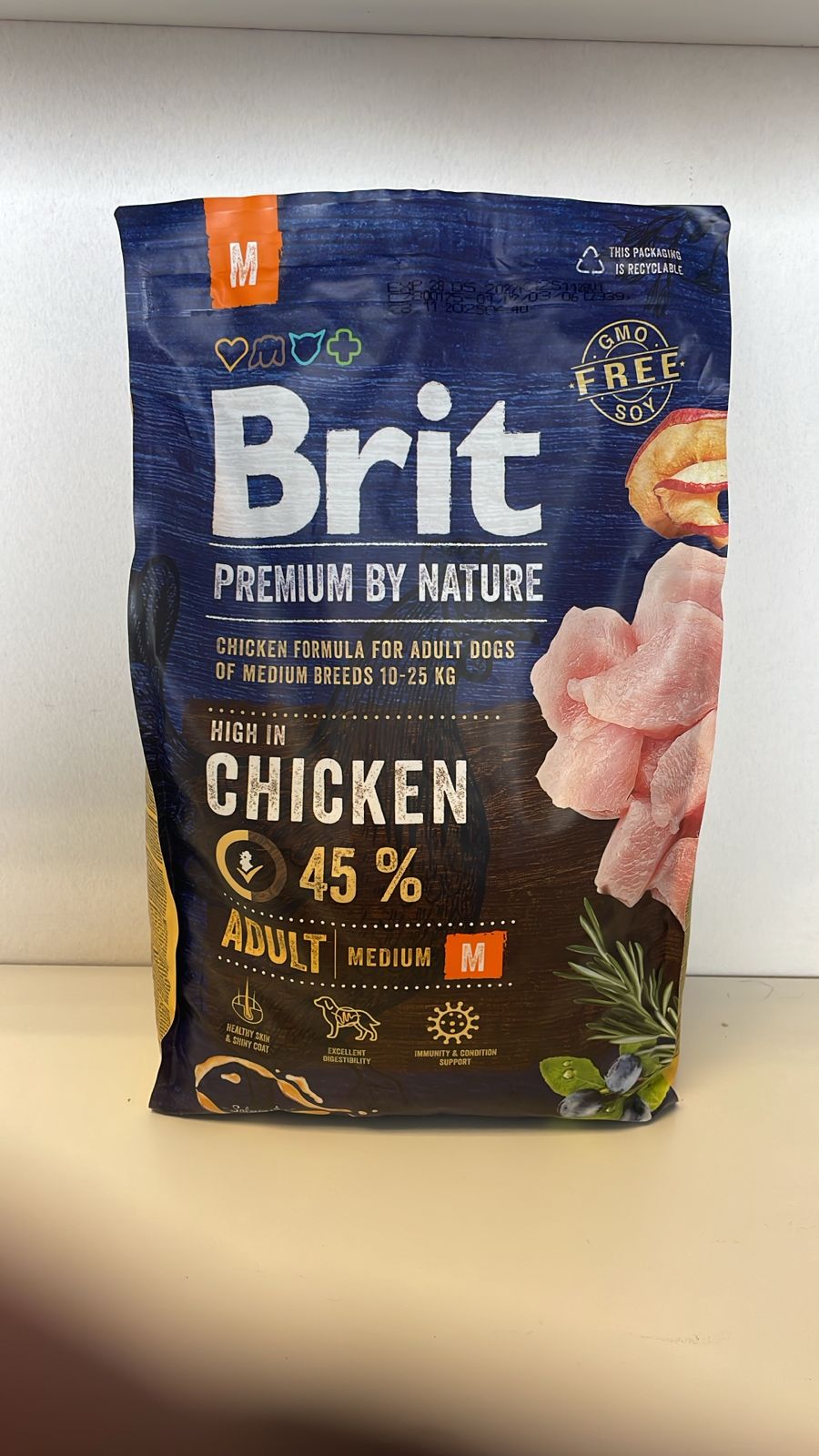 Brit Premium Dog Adult Medium 3kg