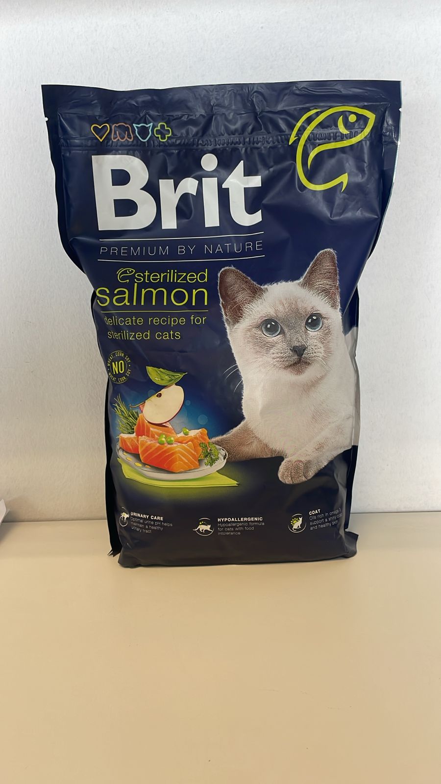 Brit Premium Cat Sterilized Salmon 1.5kg