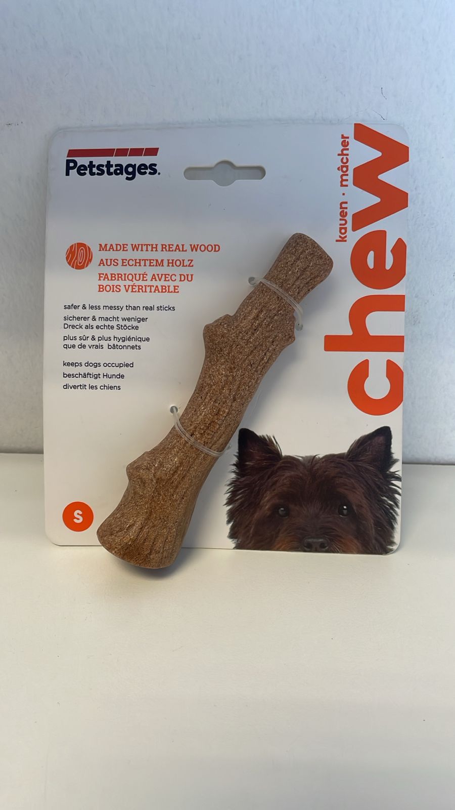 Petstages Dog Toy Dogwood Stick Small