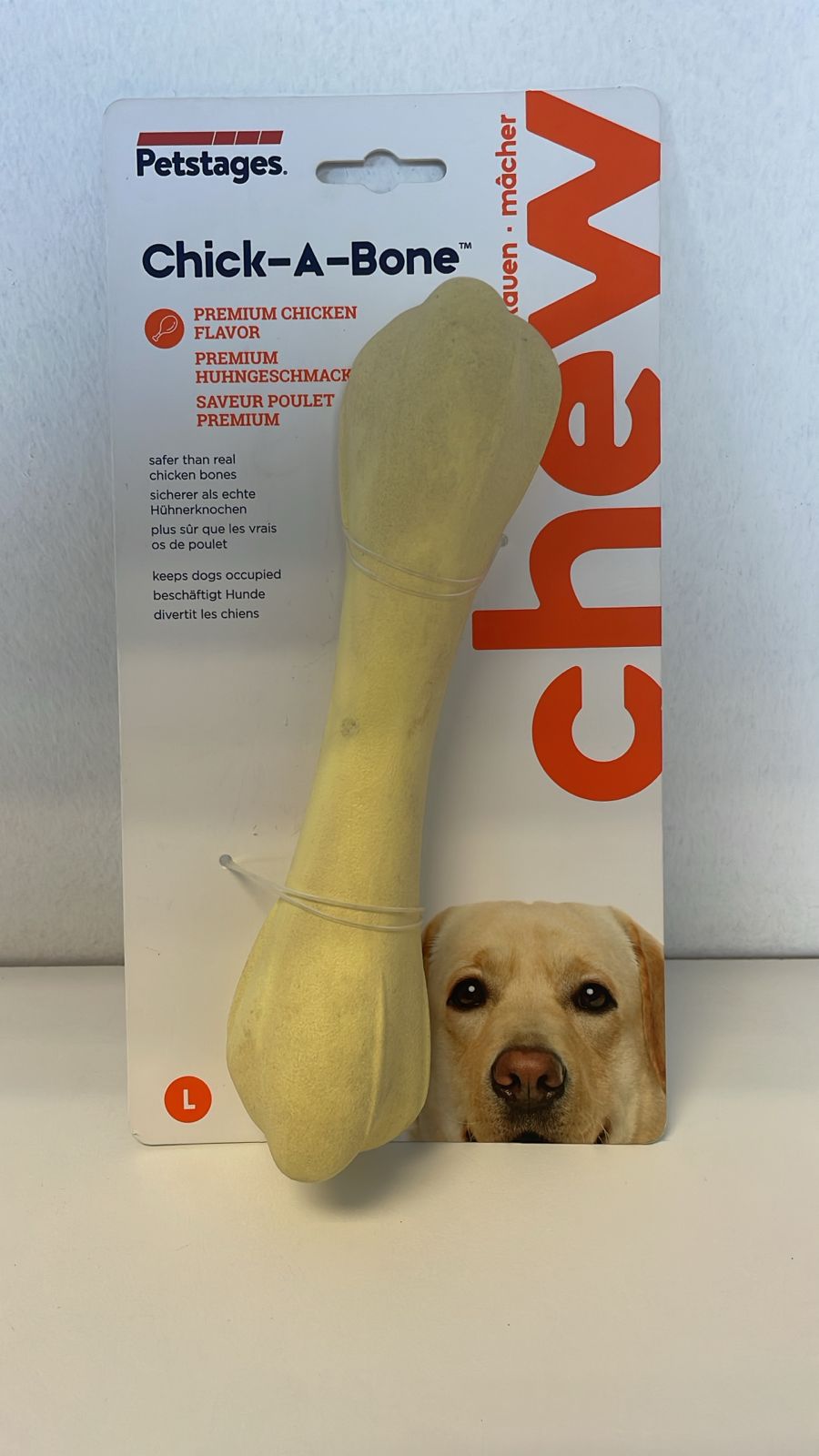 Petstages Dog Toy Chick-A-Bone Large