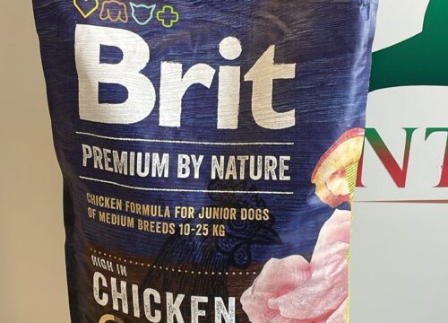 Brit Premium Dog Food Junior Medium 15kg