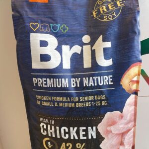 Brit Premium Dog Food Senior Small & Medium 15kg