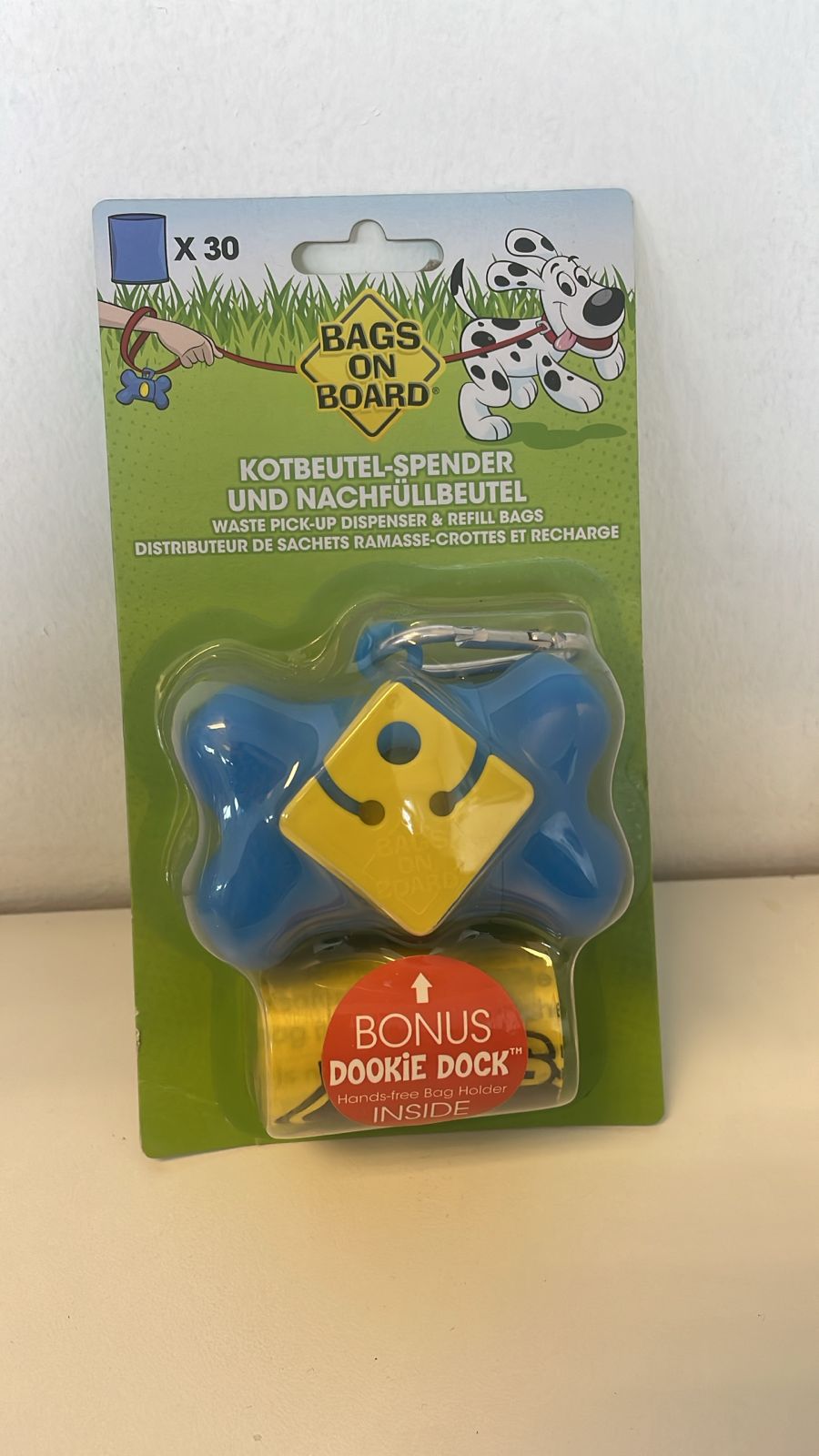 BOB Waste Pick Up Dispenser Bags Turquoise