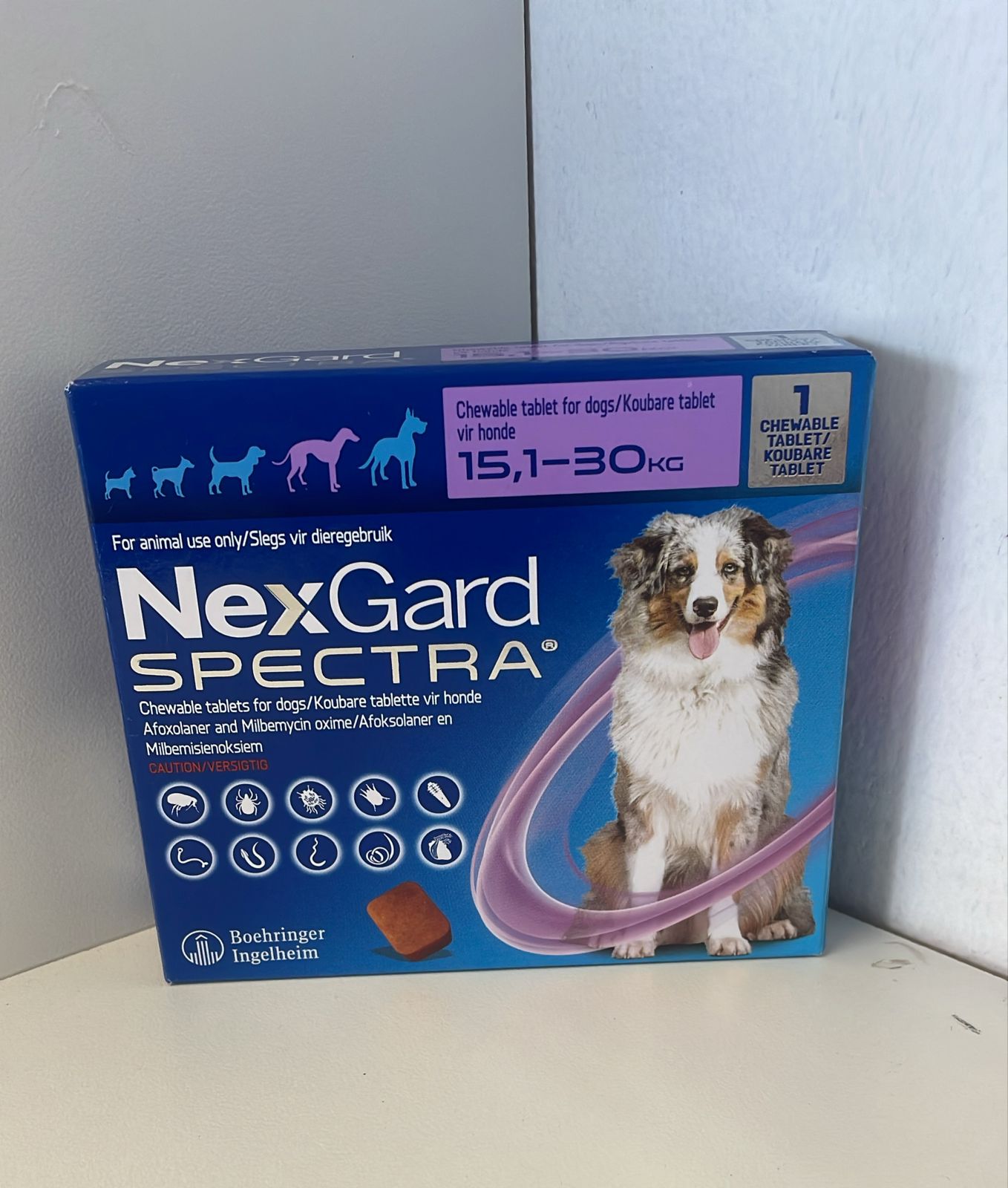 NexGard Spectra Large Dog 15.1–30kg (Purple)