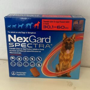 NexGard Spectra XL Dog 30.1–60kg (Red)