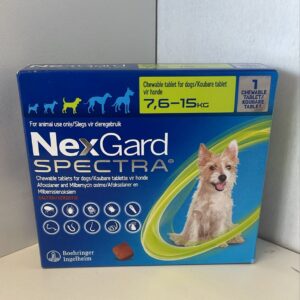 NexGard Spectra Medium Dog 7.6–15kg (Green)