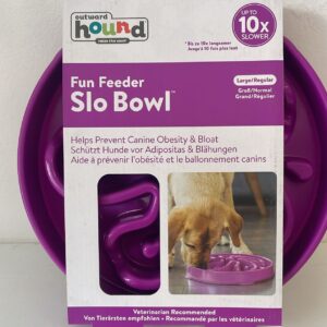 Outward Hound Fun Feeder Purple Large