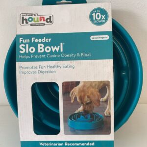 Outward Hound Fun Feeder Teal Large
