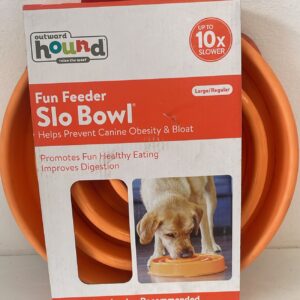 Outward Hound Fun Feeder Orange Large