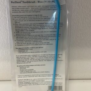 Petdent Tooth Brush Blue 1's